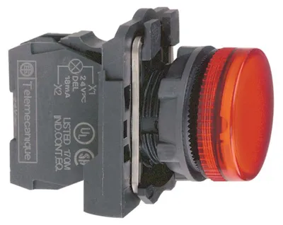 Image de Voyant rouge LED module 230 V - Voyant lumineux rouge 230 ... 240 V CA XB5AVM4
