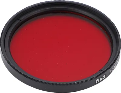 Image de Appareil photo filtre étanche Plein objectif rouge verre optique pour Nikon lens43mm