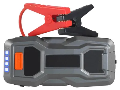 Image de Démarreur de secours, 3 000 A en crête, pack de batteries de démarrage pour voiture, batterie au lithium portable 12 V, boîtier d'alimentation avec 3 modes (lampe torche et câbles de démarrage), compatible avec les moteurs essence jusqu'à 9 L et diesel jusqu'à 7 L