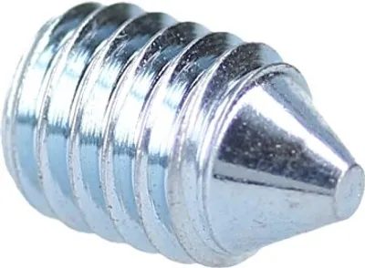 Produktbild von Madenschraube verzinkt Fixierschraube Türgriffschraube mit Spitze Befestigungsschraube M6x9mm 10 Stück