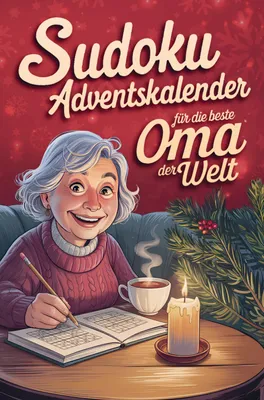 Produktbild von Sudoku Adventskalender für die beste Oma der Welt