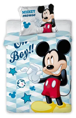 Productafbeelding van Disney Mickey Mouse babybeddengoed set, 2-delig, 100x135 cm, katoen