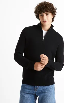 Obrázok produktu pre Sveter Celim s golierom na zips M