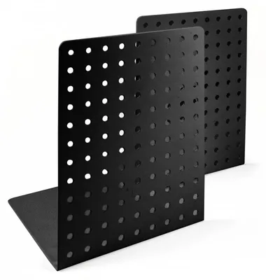 Productafbeelding van Trendform Boekensteun Dots - set van 2 stuks - zwart