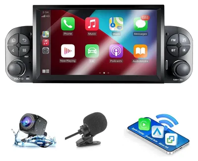 Immagine prodotto di Autoradio per 319 (2013-2020) - Android Auto e CarPlay wireless - Autoradio Bluetooth con RDS