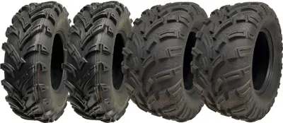Image de 25x8.00-12 & 25x11.00-12 ATV Quad Tyres 6ply E-Marked Road Legal (Set of 4)