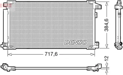 Produktbild von DENSO DCN50061 Kondensator Klimaanlage Klimakondensator für LEXUS UX (AA1, AH1) +Trockner