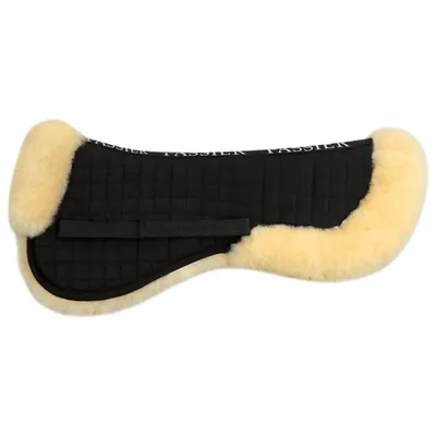 Immagine prodotto di Passier Pad di sella in pelle d'agnello Nero/Naturale M