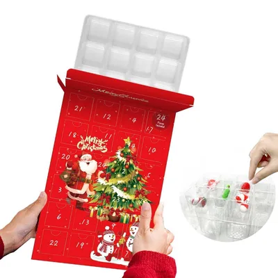 Produktbild von Adventskalender zum Befüllen Groß 32x22cm DIY zum Basteln für Kleinigkeiten