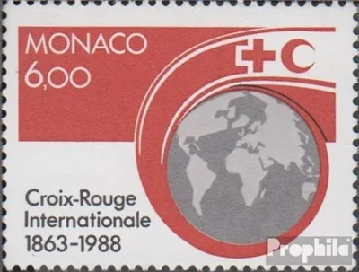 Produktbild von Briefmarken Monaco 1988 Mi 1870 (kompl.Ausg.) postfrisch Intern. Rotes Kreuz
