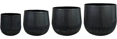 Obrázok produktu pre Ter Steege Obal Ninthe - Metallic Grey (Set 4 ks), priemer 36 cm