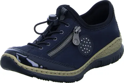 Obrázok produktu pre Rieker N3268-01 topánky dámske nízke tenisky šnurovacie, veľkosť:40 EU, farba:Blue