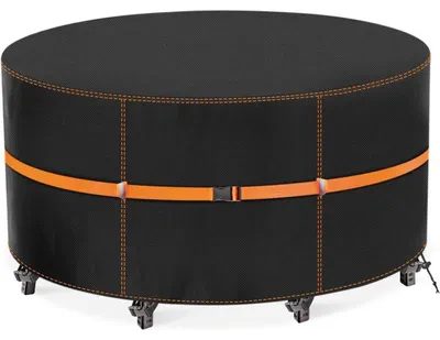 Productafbeelding van Waterdichte en winddichte afdekzeil, rond, 420D Oxford, diameter 190 cm, lengte 80 cm