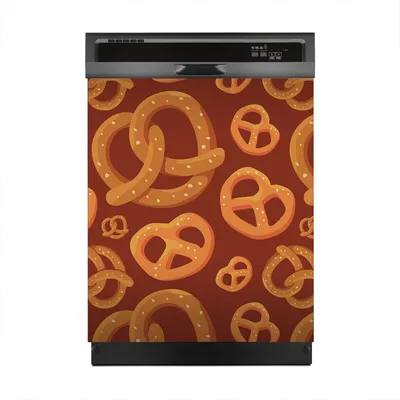 Produktbild von Aufkleber sticker 60x70 cm Dekorative folie Spülmaschine - Bayerisch Brezeln Bäckerei
