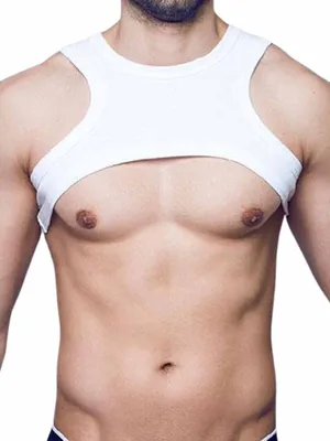 Produktbild von Supawear Ribbed Slashed Cropped Top White