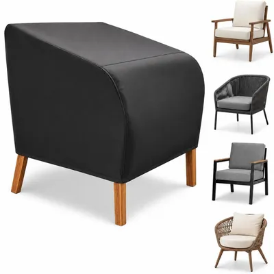 Immagine prodotto di Copertura per sedia da giardino, tessuto Oxford 210D, dimensioni 84 x 84 x 90 cm, impermeabile