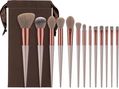 Produktbild von 13-teiliges Make-up-Pinsel-Set, Rougepinsel, Lidschattenpinsel