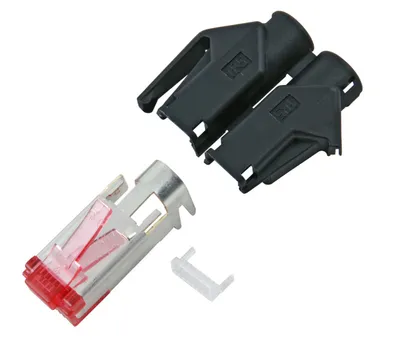 Image de EFB-Elektronik - Connecteur réseau - RJ-45 (M) - CAT 6 - noir (pack de 100)