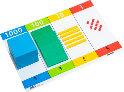 Produktbild von Betzold Zehnersystemsatz mit Rechentafel