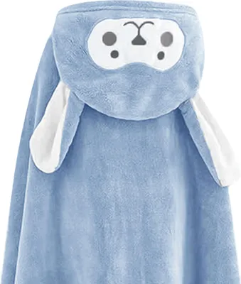 Image de Serviette de bain ultra-douce avec capuche pour bébé 70*140cm/ 28*55in
