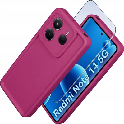 Immagine prodotto di Custodia per Xiaomi Redmi Note 14 5G in silicone OPACO + Vetro 9H