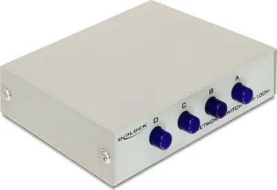 Produktbild von Delock - Switch - 4 x 10/100 - Desktop