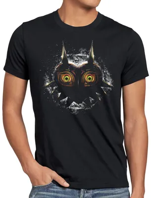 Produktbild von BaumwolleCloud Majoras Mask Herren T-Shirt n64 link lite