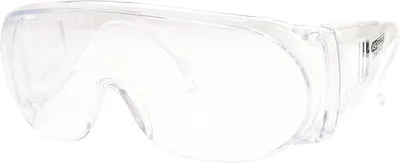 Productafbeelding van Veiligheidsbril transparant | Polycarbonaat glas | Geschikt voor brildragers