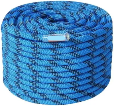 Obrázok produktu pre Klimovacia lano – vonkajšie použitie – s oceľovými karabínami – 38 metrov – 12,7 mm