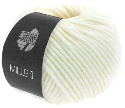 Produktbild von Lana Grossa - Mille II 0017 rohweiß