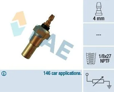Image de Capteur (température du liquide de refroidissement) FAE 32350