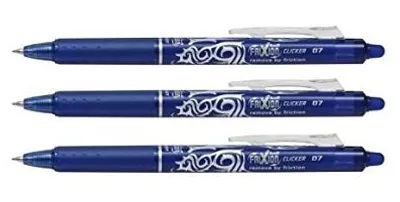 Zdjęcie produktu dla Długopis zmazywalny żelowy frixion clicker 0 7 mm niebieski do szkoły 3 szt