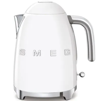 Produktbild von SMEG Wasserkocher Edelstahl 1,7 L Fassung, 2400 W, Wasser Kocher, 2400,00 W, 360° Basis, BPA- Frei, elektrischer - Hochglanz Weiß
