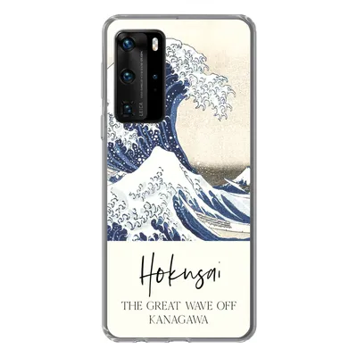 Produktbild von MuchoWow® Handyhülle Schutzhülle Hülle für Huawei P40 Pro Die große Welle von Kanagawa - Katsushika Hokusai Silikon Softcase Handy Hülle - Schutz