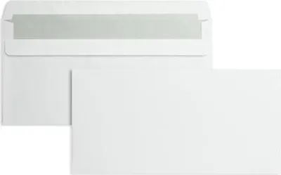 Produktbild von Briefumschläge DIN C6/5 75g/qm selbstklebend VE=1000 Stück weiß