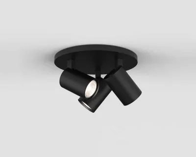 Produktbild von Astro Ascoli Triple Round - Dreifacher runder Scheinwerfer Matt Black, GU10