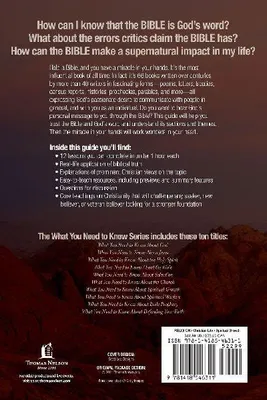 Produktbild von The What You Need to Know about the Bible