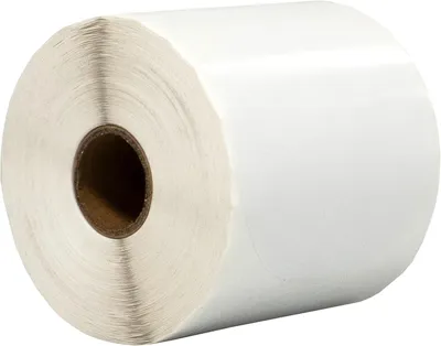 Imagen del producto de Etiquetas redondas de 80 mm, blancas, 500 unidades, adhesivos para etiquetado