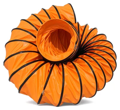 Productafbeelding van Afschuifslang 300 mm - Flexibele PVC-slang - Ventilatieslang - Warmlucht slang - Slijtvast - Vlamvertragend - 5 m lang
