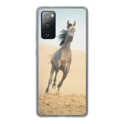 Produktbild von MuchoWow® Handyhülle Schutzhülle Hülle für Samsung Galaxy S20 FE Pferd - Sand - Wüste Silikon Softcase Handy Hülle - Abdeckung