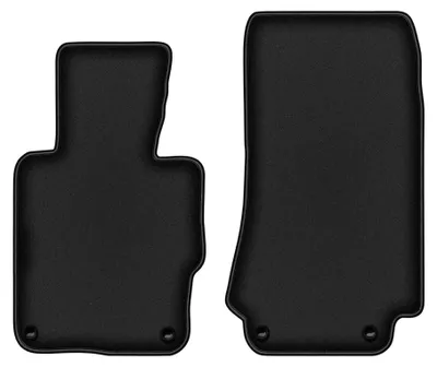 Produktbild von Velours-Fußmatten für BMW Z3 E36/7 1997-2002 (Cabrio) – 2-tlg, Schwarz, passgenau – Wielganizator DURBAN