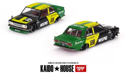 Produktbild von Datsun Street 510 Racing V2 - KaidoHouse/Mini GT 1:64