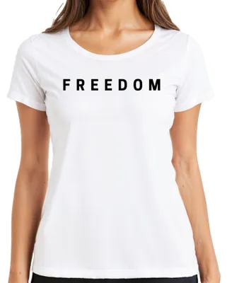 Produktbild von Freedom Charlie Kirk RIP Konservativ Republikaner Turning Point Damen T-Shirt, Weiß, XXL