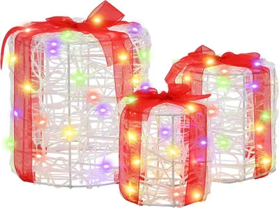 Immagine prodotto di Decorazione Scatola Regalo 3 pcs colorato 20 x 20 x 21 cm