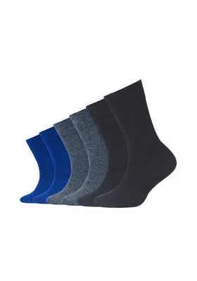 Produktbild von Camano Socken (Pack, 6-tlg.) ca-soft mit weichem Komfortbund blue 39-42