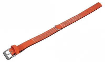 Produktbild von Karlie Vintage Strass Halsband - Mandarine - 3-reihig, 50cm/30mm