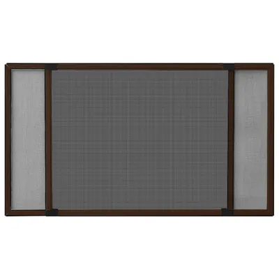 Immagine prodotto di vidaXL Zanzariera estensibile per finestre Marrone (100-193)x75 cm