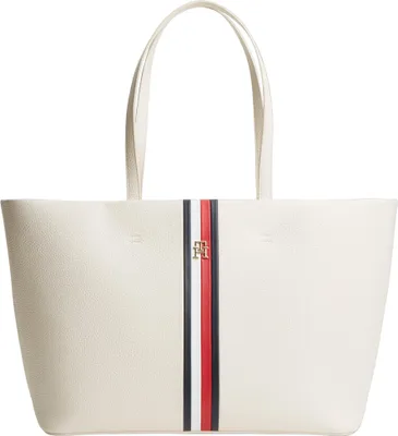 Obrázok produktu pre Tommy Hilfiger, dámska kabelka typu "tote bag" s logom, farba: slonová kosť (krémová)