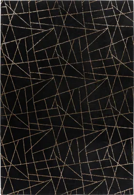 Produktbild von Bijou 100 Schwarz / Gold 120cm x 170cm