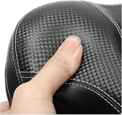 Image de Selle de vélo confortable pour vélo de ville, avec une assise moelleuse - Assise extra-large pour des trajets confortables - Convient aux vélos de course.
